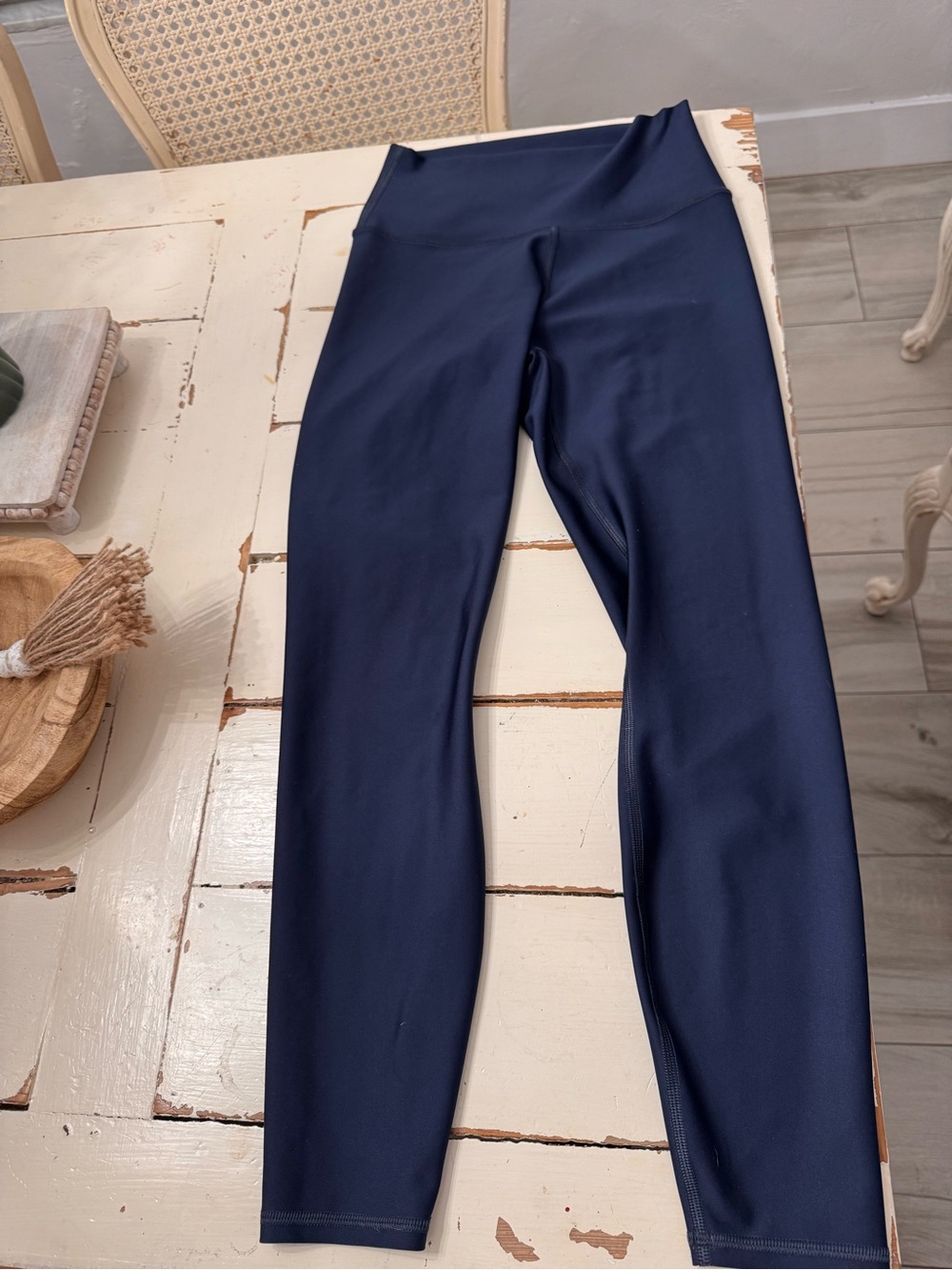 ALO Yoga Navy Seamless Workout Leggings